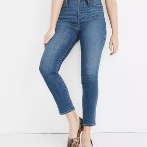 Madewell Petite Curvy Stovepipe Jeans in Leman Wash (Size 26P)
